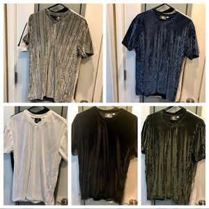 (5) Positano Italian Spandex shirts